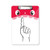 Up Gesture Line Drawing Pattern Mouth Clipboard Folder File Pad Backing Plate A4