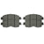 AutoShack SCD1650 Front Driver and Passenger Side Ceramic Disc Brake Pad Set Replacement for 2013-2015 2016 2017 Nissan Altima 2014-2017 Leaf 2.5L 3.5L FWD