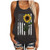 Toimothcn 4th of July Tank Patriotic Vintage USA Flag Racerback Womens Tank Top Casual Graphic Tees Tops-Gray,Large-