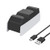 juman PS5 Controller Charger Docking Station, PS5 Controller Charger Safe Charging Docking Station Stand, Dual USB Type C Fast Charging Station