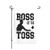 Garden Flag Boss Of The Toss Six Double Sided Small Vertical Seasonal Outside For Farmhouse Yard 12"X18"