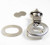Turn Button, Eyelet  and  Stud, Single Height Two Prong Stud, Fabric Stud -10 Piece Set-