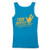 GEEK TEEZ Star Trek Inspired Trek Yourself Before You Wreck Yourself Women's Tank Top Turquoise Small