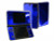 Blue Chrome Mirror Vinyl Decal Faceplate Mod Skin Kit for Nintendo DSi XL -DSi-XL- Console by System Skins