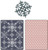 Sizzix Textured Impressions Embossing Folders with Bonus Sizzlits Die - Santa Lucia  and  Moguls Set by BasicGrey