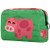 Women Makeup Bag,Cosmetic Storage Bag Green Pig for Travel,Cosmetics Organizer