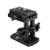 NICEYRIG 15mm Rail Riser Rig System Quick Release Base Kit with QR Plate 15mm Rod Riser Clamp Short Rods Applicable DSLR Camera