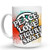 Makoroni - PEACE LOVE FIGURE SKATE - 11 Oz. Unique Ceramic Coffee Cup, Coffee Mug