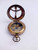 NAUTICAL CRAFT Vintage Brass Antique Made Push Button Sundial Compass Antique
