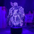 3D Night Light for Boys,Acrylic Anime Berserk Guts Figure Light for Kids Birthday Gift Bedroom Decor Bedside Table Manga Lamp