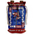 3dRose Beverly Turner Independence Day Design - Granddaughters First 4th of July, Patriotic Pin Wheel - Wine Bag -wbg-49201-1-