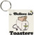 3dRose I Believe In Toasters - Key Chains, 2.25 x 4.5 inches, set of 2 -kc-105654-1-