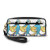 Pencil Case Pen Bag Pouch Stationary,Tropic Design Of Cheerful Parrot Figures Horizontally Aligned,Small Makeup Bag Coin Purse