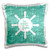 3dRose Russ Billington Tile Designs- Nautical Whimsy - Sea Breezes- Nautical Anchors and Ships Wheel Design- not embossed - 16x16 inch Pillow Case -pc-311166-1-