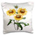3dRose Pretty Yellow Sunflowers Illustration - Pillow Cases -pc-344912-1-