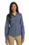 Port Authority Ladies Patch Pockets Denim Shirt. L652 Light Indigo XS
