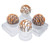 Orange -flavor- Gourmet Hot Chocolate Bombs with Marshmallows -Milk Chocolate, Single-