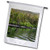 3dRose USA, Alaska, Tongass National Forest. Boat Wake in Mirror Harbor. - Flags -fl-345818-1-