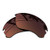 SEEABLE Premium Polarized Mirror Replacement Lenses for Oakley Flak Draft OO9364 Sunglasses - Brown