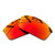 SEEABLE Premium Polarized Mirror Replacement Lenses for Oakley WireTap OO4071 Sunglasses - Fire Orange Mirror