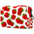 Women Makeup Bag,Cosmetic Storage Bag Red Strawberry Fruits Whit Background for Travel,Cosmetics Organizer Women Makeup Bag,Cosmetic Storage Bag Red Strawberry Fruits Whit Background for Travel,Cosmetics Organizer