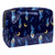 Cosmetic Case Organizer Peacock Blue Feather Moon Travel Makeup Bag Compact Makeup Case Waterproof Toiletry Bag for Women Girls 7.3x3x5.1in Cosmetic Case Organizer Peacock Blue Feather Moon Travel Makeup Bag Compact Makeup Case Waterproof Toiletry Bag for Women Girls 7.3x3x5.1in
