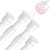 4PCS Spring Tension Curtain Rod 28-48 inch Adjustable Tension Curtain Rods Long Spring Rods Curtains Tension Rod White Curtain Adjustable Rods Windows Spring Loaded Curtain Rod Door Curtain Spring Rod