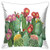 ETHAICO Decorative Throw Pillow Cover,Saguaro Barrel Hedge Hog Prickly Pear Opuntia Tropical Botany Garden PlantsPillow Cases,Outdoor Indoor Square Cushion Covers for Home Sofa Couch 18x18 inch