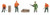 Faller 150935 Forestry Workers HO Scale Figure Set