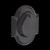 Baldwin Reserve SCRAD481S Single Cylinder Rustic Arch Deadbolt with Smartkey Dark Bronze Finish