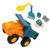 TOYANDONA Kids Beach Sand Toys Set Sand Water Can Truck Bucket Beach Shovel Rake Sea Animal Molds Toys for Toddlers Outdoor Summer Sandbox Toys Gift Orange