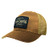 John Deere Oilskin Tractors and Plows Logo Mesh Back Embroidered Hat, Brown