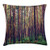 Farmhouse Throw Pillow Cushion Cover, Forest in Morning Light Tall Trees Trunks Greenery Natural Environment Picture, Decorative Square Accent Pillow Case, 18 X 18 inches, Green Brown