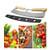 Freshwater Pizza Cutter with Handle Stainless Steel Pizza Slicer with Protection Cover,Sharp Stainless Steel Pizza Slicer Wheel , Big Pizza Knife Cutters for Kitchen Tool