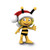 Schleich Bees Maya Maya -with Christmas hat- Figure 27007