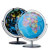 Illuminated Constellation World Globe - 2 in 1 Interactive World Globe with Stand, Built-in LED Light, USB Night View Stars & Constellation Globe for Home Office Décor, Ideal Educational Learning Toy