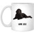 Funny Flat Coated Retriever Black Personalized Name Christmas Coffee Mug White 11 Oz