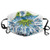 Funny Activated Carbon mask,Abstract Exotic Bird Figure with Stylized Long Tail and Wing,Printed Facial decorations for men women