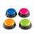 Ritioner Learning Answer Buzzers, Recordable Answer Buzzers Record Talking Button, Set of 4 Personalized Colored Button