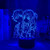 3D Night Light for Baby Boys,Anime Lamp Sword-Art-Online Figure for Bedroom Decor Nightlight Birthday Gift Room Manga SAO