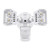 SANSI LED Security Lights, 18W (150Watt Incandescent Equiv.) Motion Sensor Lights, 1800lm 5000K Daylight Waterproof Outdoor Floodlights with Adjustable Dual-Head, White