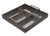 Cheung's FP-4435A Chagrin Compartment Tray With Chrome Handle| Gold