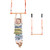 LISUEYNE Monkey Bars,Adjustable and Durable Backyard Outdoor Swing Monkey Bar,Obstacle Course Bars for Training Equipment,Trapeze Swing Bar,Nylon Rope with Wood Bar,Orange