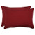 Pillow Perfect Decorative Solid Toss Pillow Rectangle Red