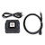 Desktop PC Switch, Desktop Computer Case Power Supply Reset HDD Button Switch with Audio/Microphone  and  USB 3.0 Port, Plug and Play, for Desktop Computer Case-Black-