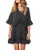 ZANZEA Women Summer Tunic Dress V Neck Ruffle Polka Dot Casual Loose Short T-Shirt Dress Swing Shift Dress Mini Dress Black M ZANZEA Women Summer Tunic Dress V Neck Ruffle Polka Dot Casual Loose Short T-Shirt Dress Swing Shift Dress Mini Dress Black M
