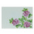 Ambesonne Watercolor Flower Cutting Board, Picturesque Glamour Dramatic Rose Figures with Cracked Effect Natural Art, Decorative Tempered Glass Cutting and Serving Board, Small Size, Pink Green