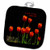 3D Rose N Floral Party Pot Holder, 8" x 8", Red, Yellow, Orange