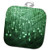 3dRose Pretty Image Of String Light Ornaments On A Green Background - Potholders -phl-340263-1-