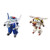 Super Wings - Transforming Paul Toy Figure, Plane, Bot, 5" Scale  and  Wings - Transforming Bello Toy Figure - Plane - Bot - 5 Scale